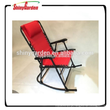 cadeira de praia de balanço, cadeira de balanço de ferro, cadeira de balanço de armação de metal
